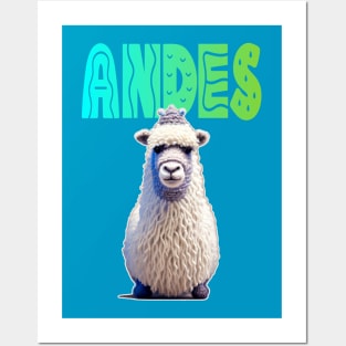 Andes Llama Posters and Art